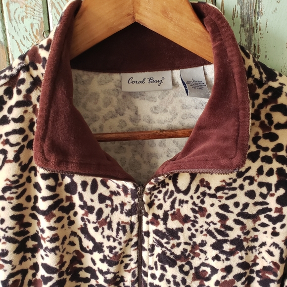 Coral Bay Animal Print jacket L - Picture 4 of 6
